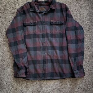 Orvis Plaid Jacket - Black and Brown